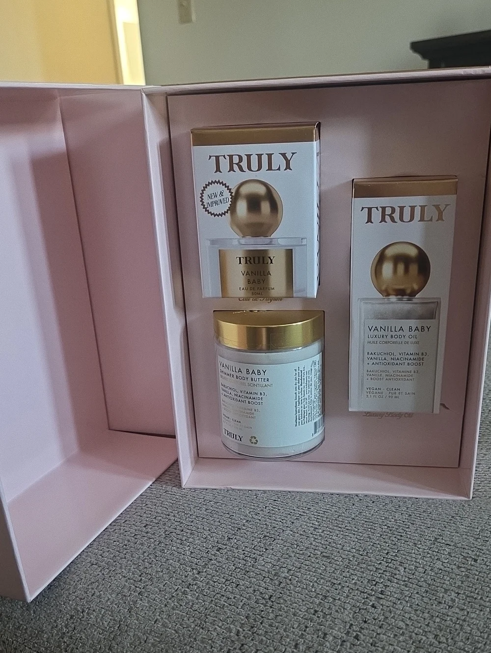 TRULY Vanilla Baby Gift Trio
